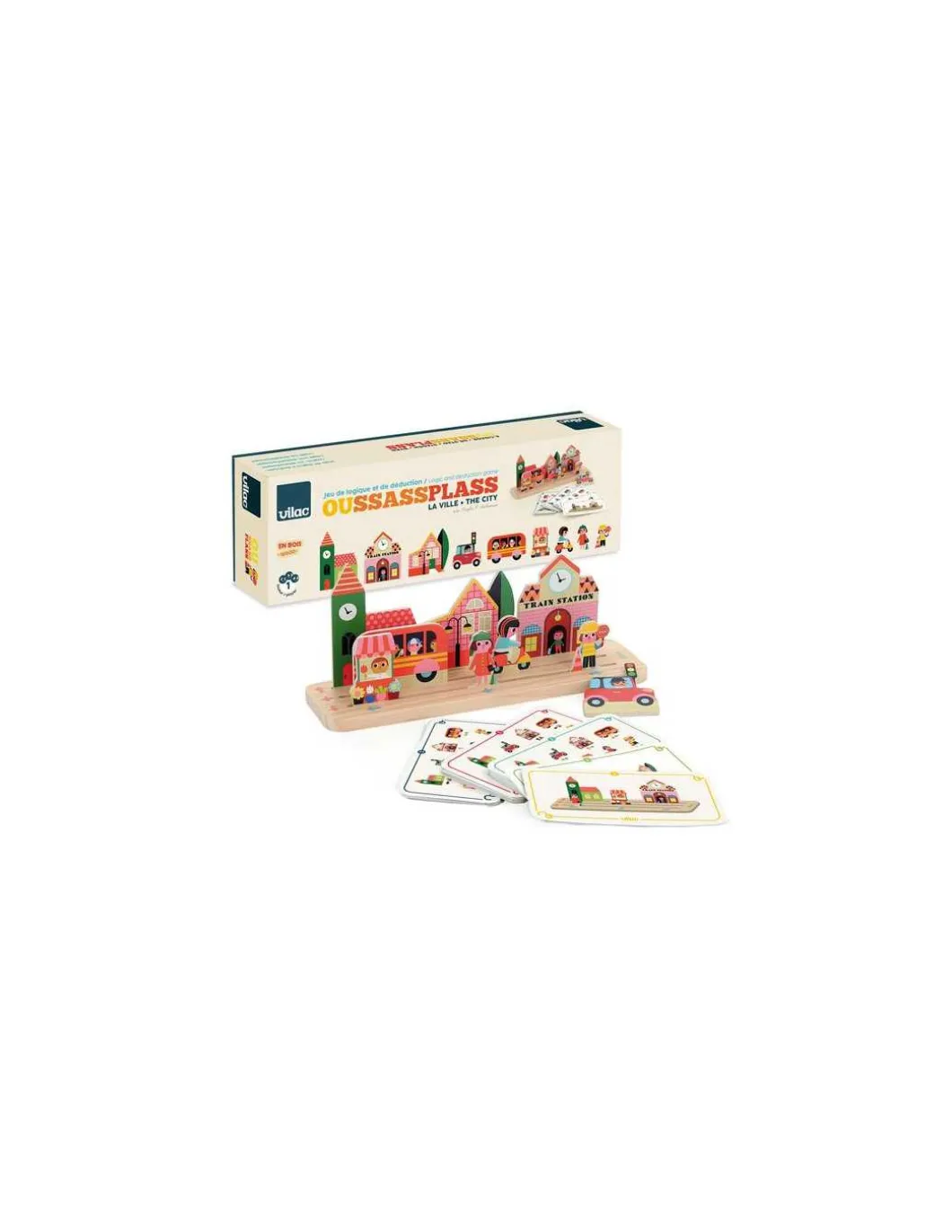 Jeu Oussassplass la ville Ingela P. Arrhenius - Vilac