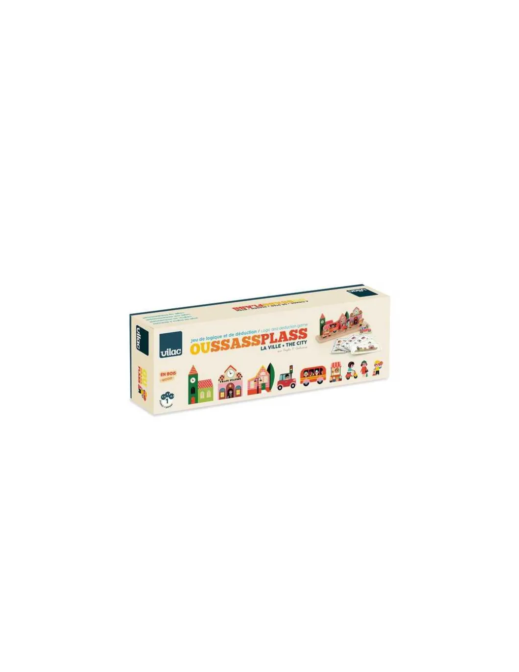 Jeu Oussassplass la ville Ingela P. Arrhenius - Vilac