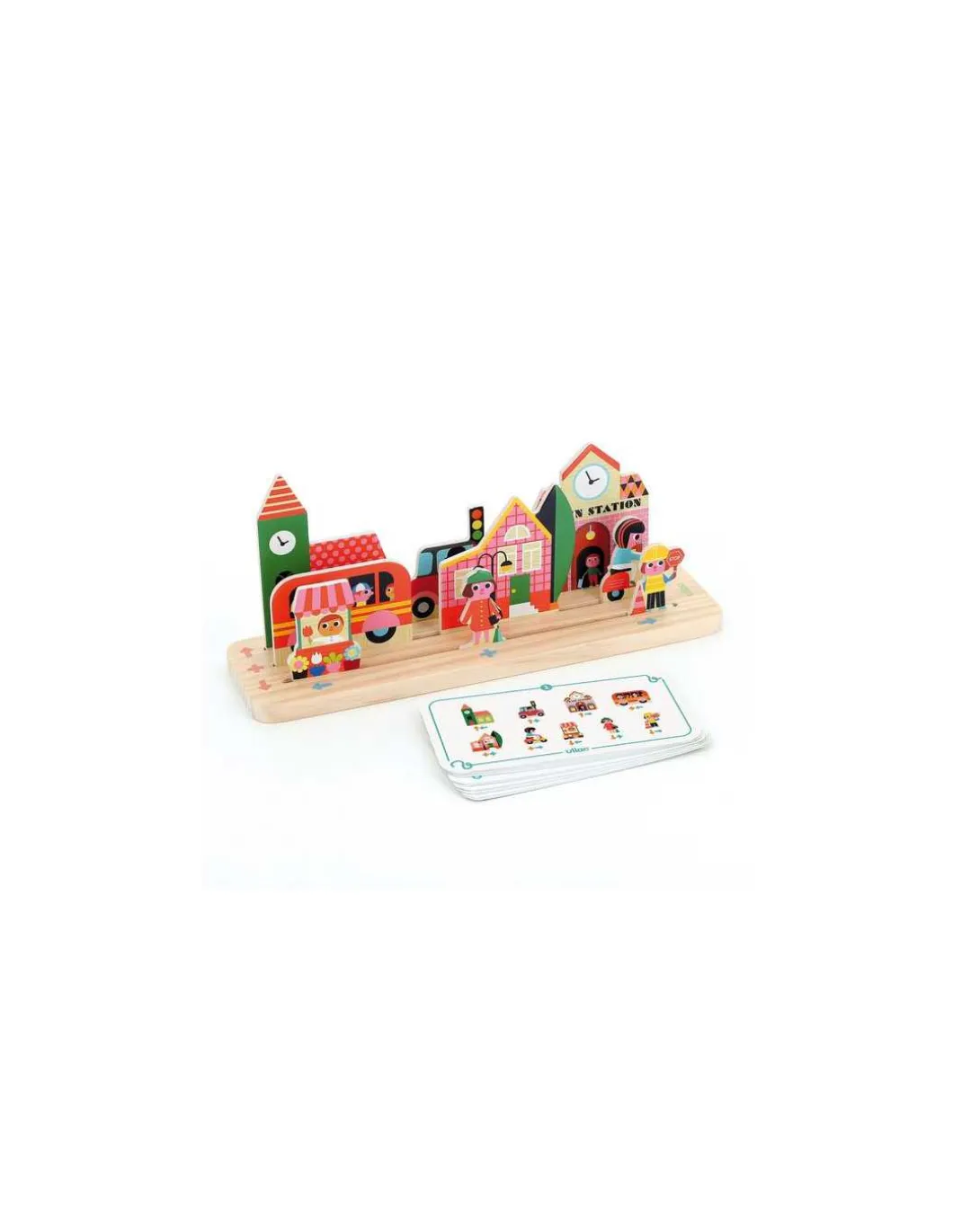 Jeu Oussassplass la ville Ingela P. Arrhenius - Vilac