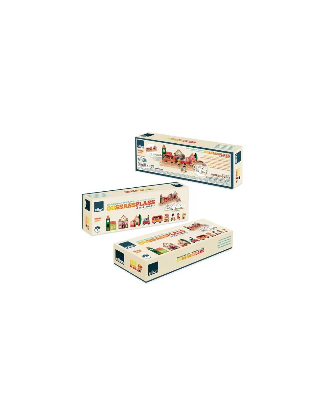 Jeu Oussassplass la ville Ingela P. Arrhenius - Vilac