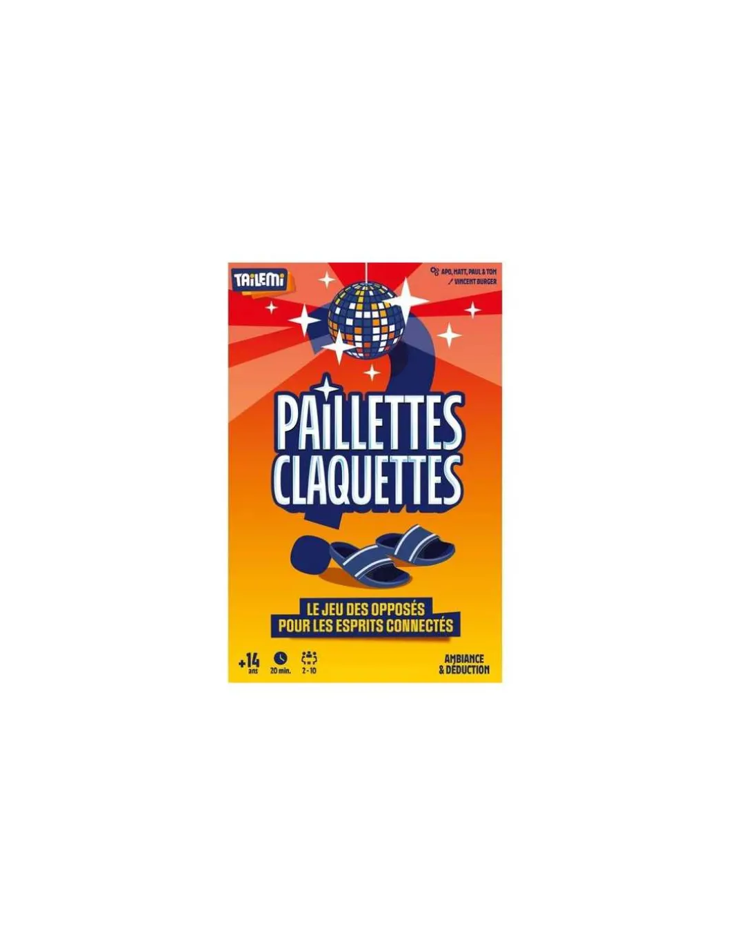 Jeu Paillettes Claquettes
