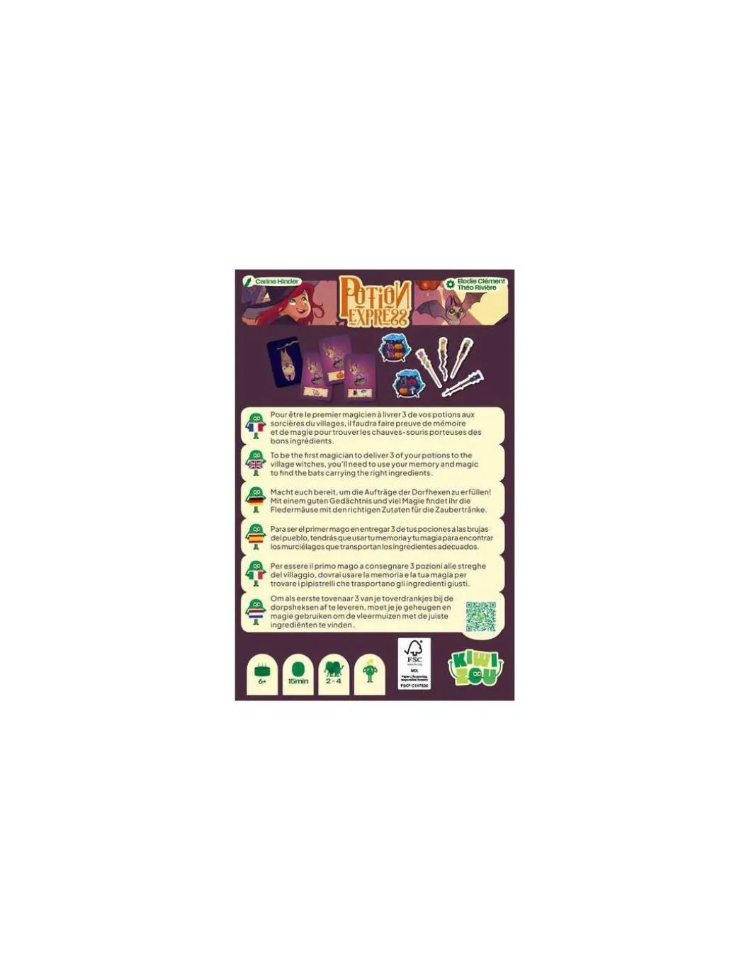 Jeu Potion Express - Kiwizou