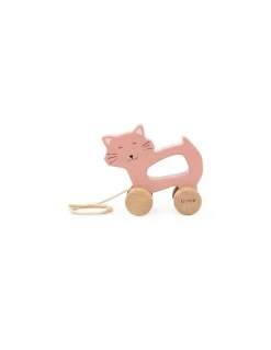 Jouet à tirer en bois Chat - Trixie