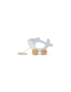 Jouet à tirer en bois requin - Trixie