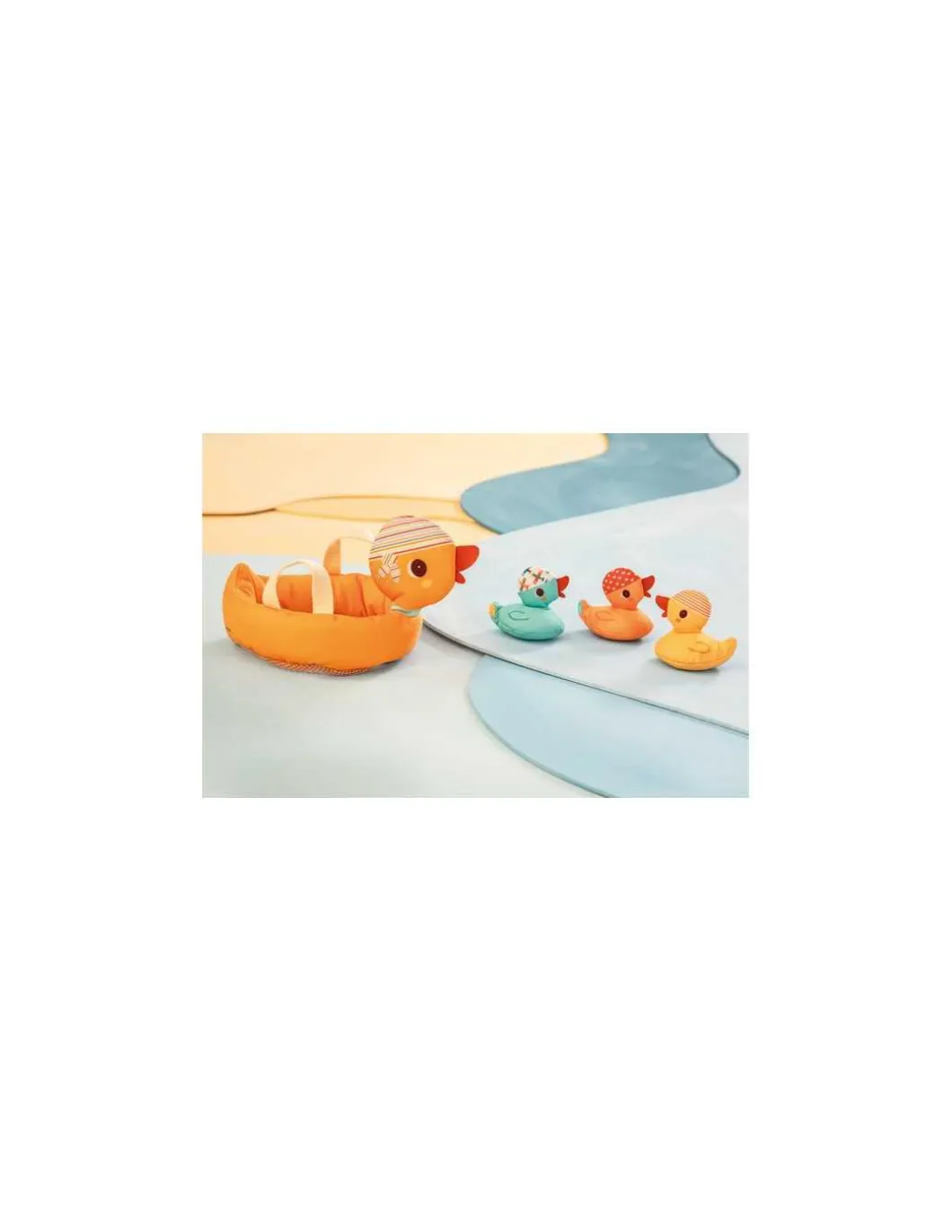 Jouet de bain maman canard et ses canetons aimantés - Lilliputiens