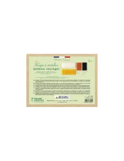 Kit bougies à modeler animaux sauvages - Graine créative