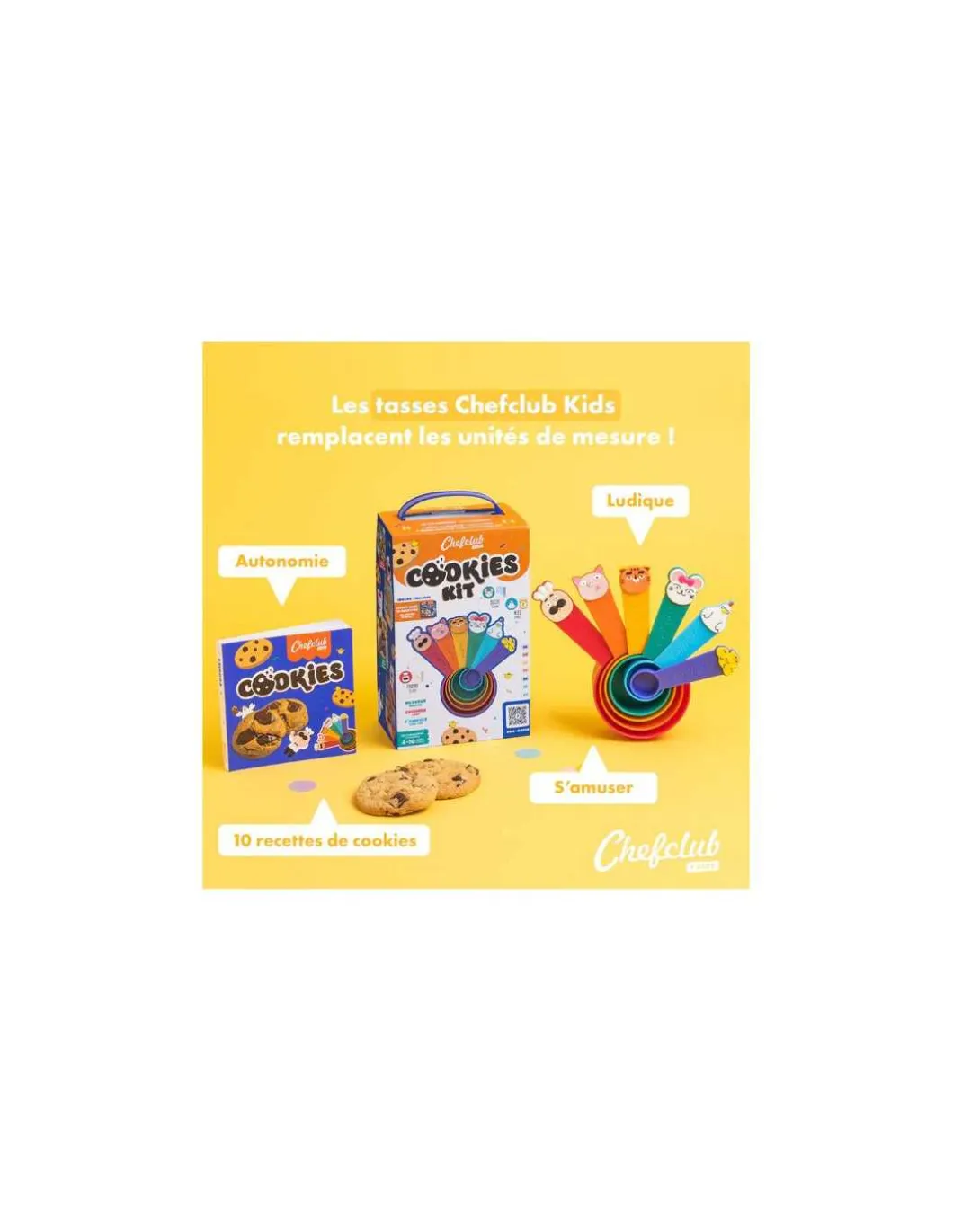 Kit Cookies avec tasses - Chefclub Kids