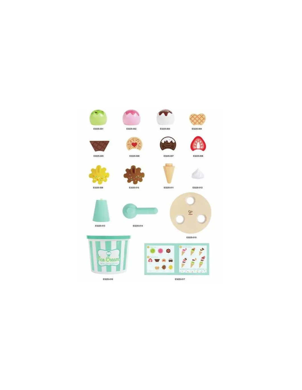 Kit de glaces avec support - Hape