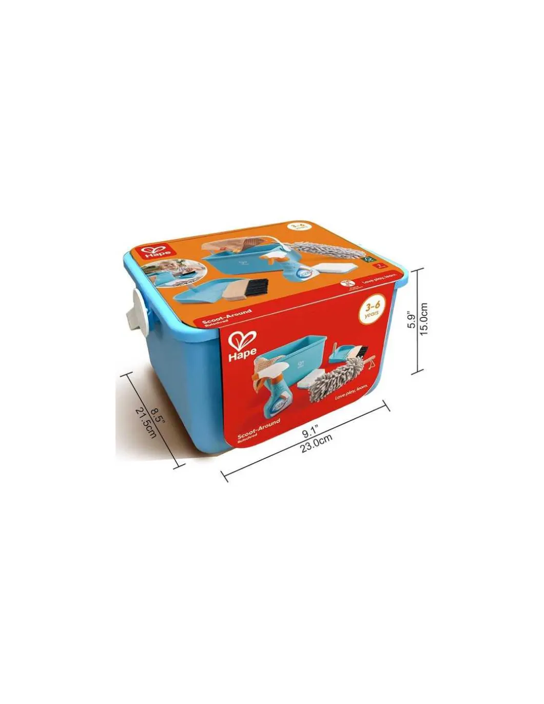 Kit de nettoyage avec seau - Hape