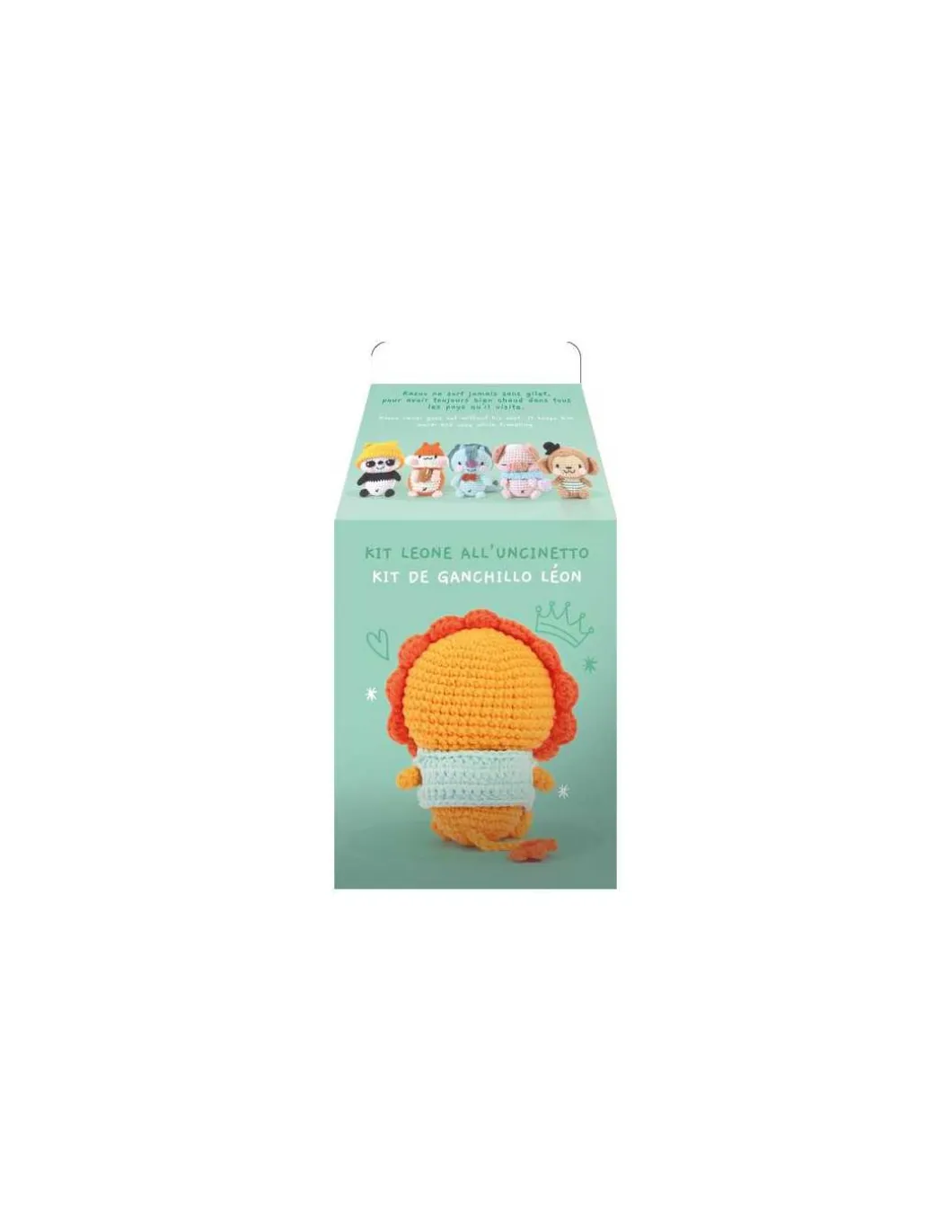 Kit minigurumi Kazuo le lion - Graine créative