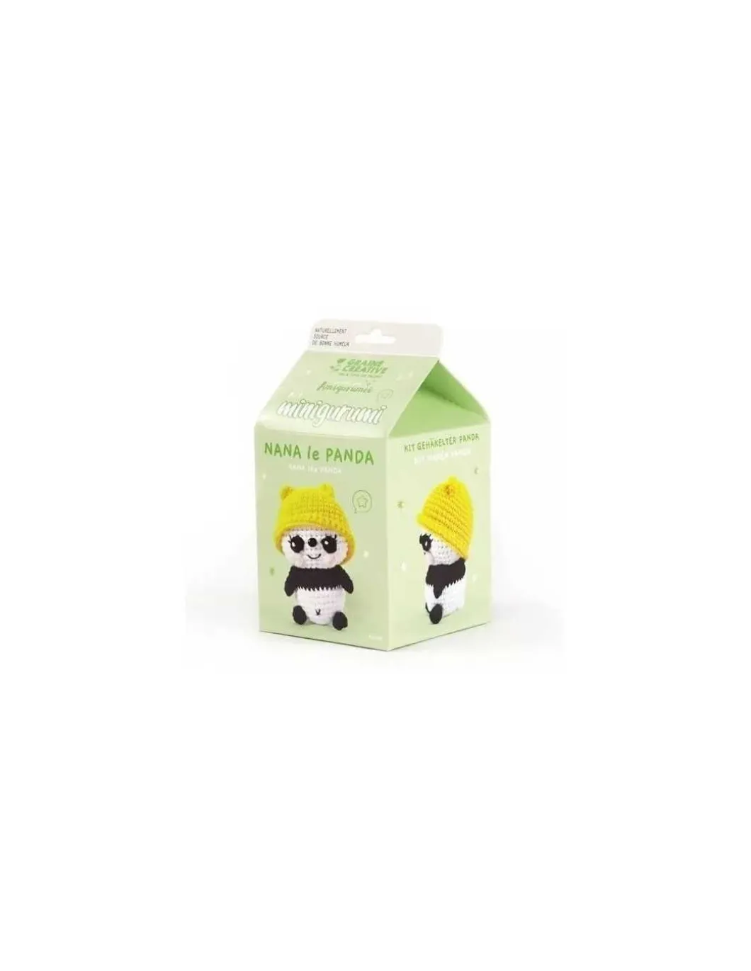 Kit minigurumi Nana le panda - Graine créative