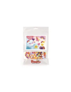 Kit Perlou Licorne Arc en ciel perles à repasser - Graine créative