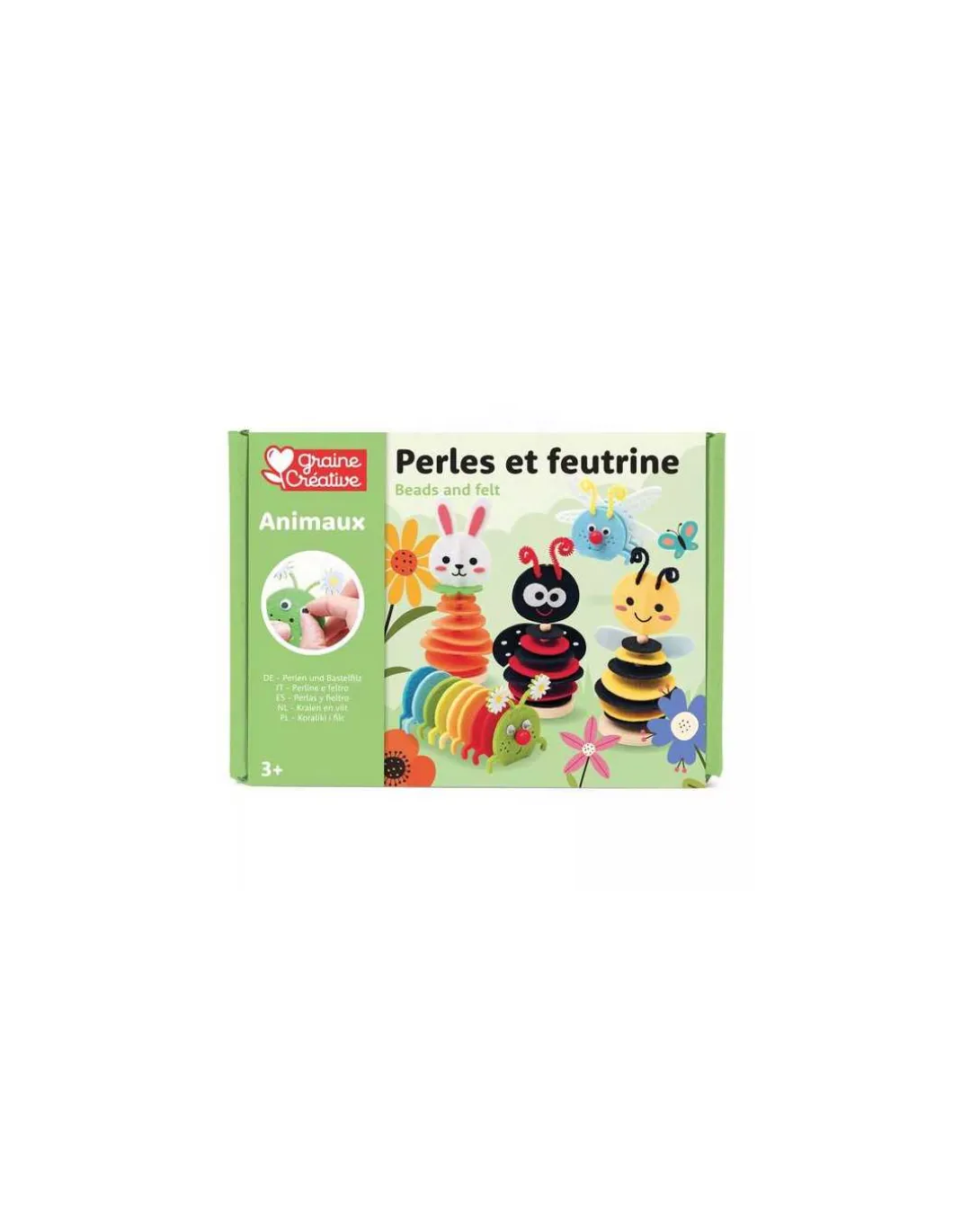 Kit petits insectes perles et feutrine - Graine créative