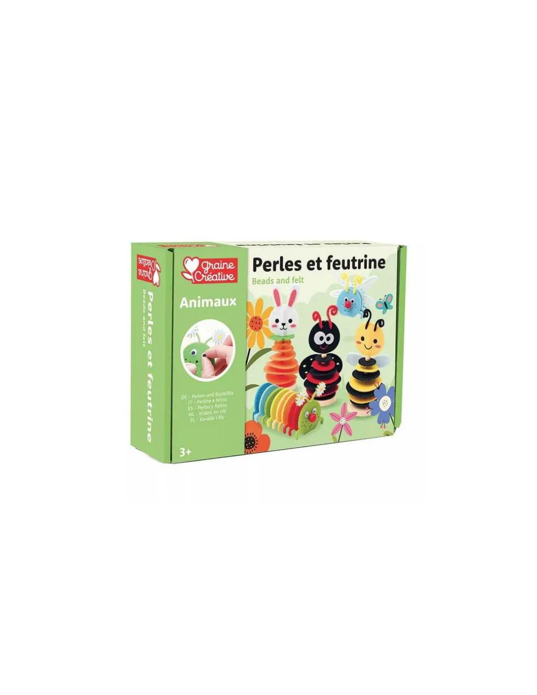 Kit petits insectes perles et feutrine - Graine créative