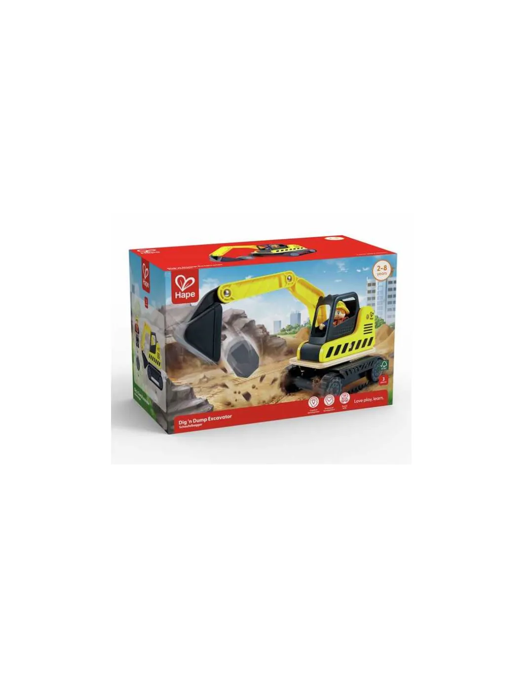 La pelleteuse Mes engins de chantier - Hape