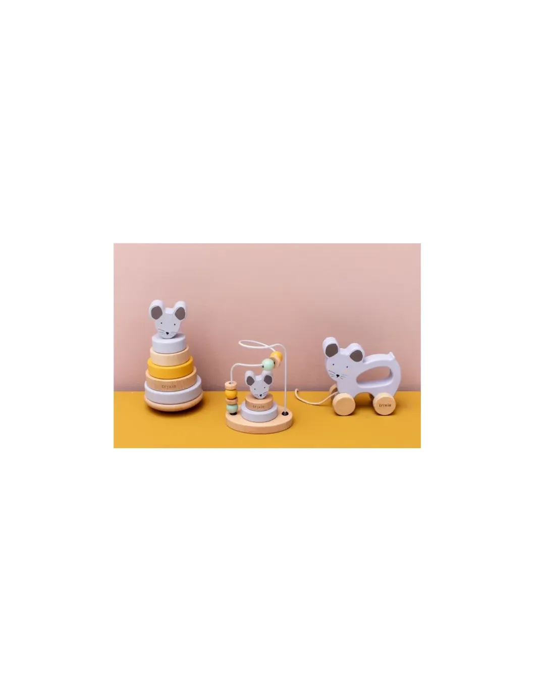 Labyrinthe de perles en bois Souris - Trixie