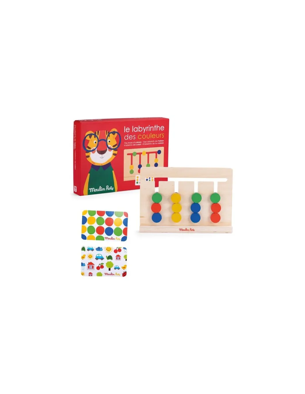 Labyrinthe des couleurs Les Popipop - Moulin Roty