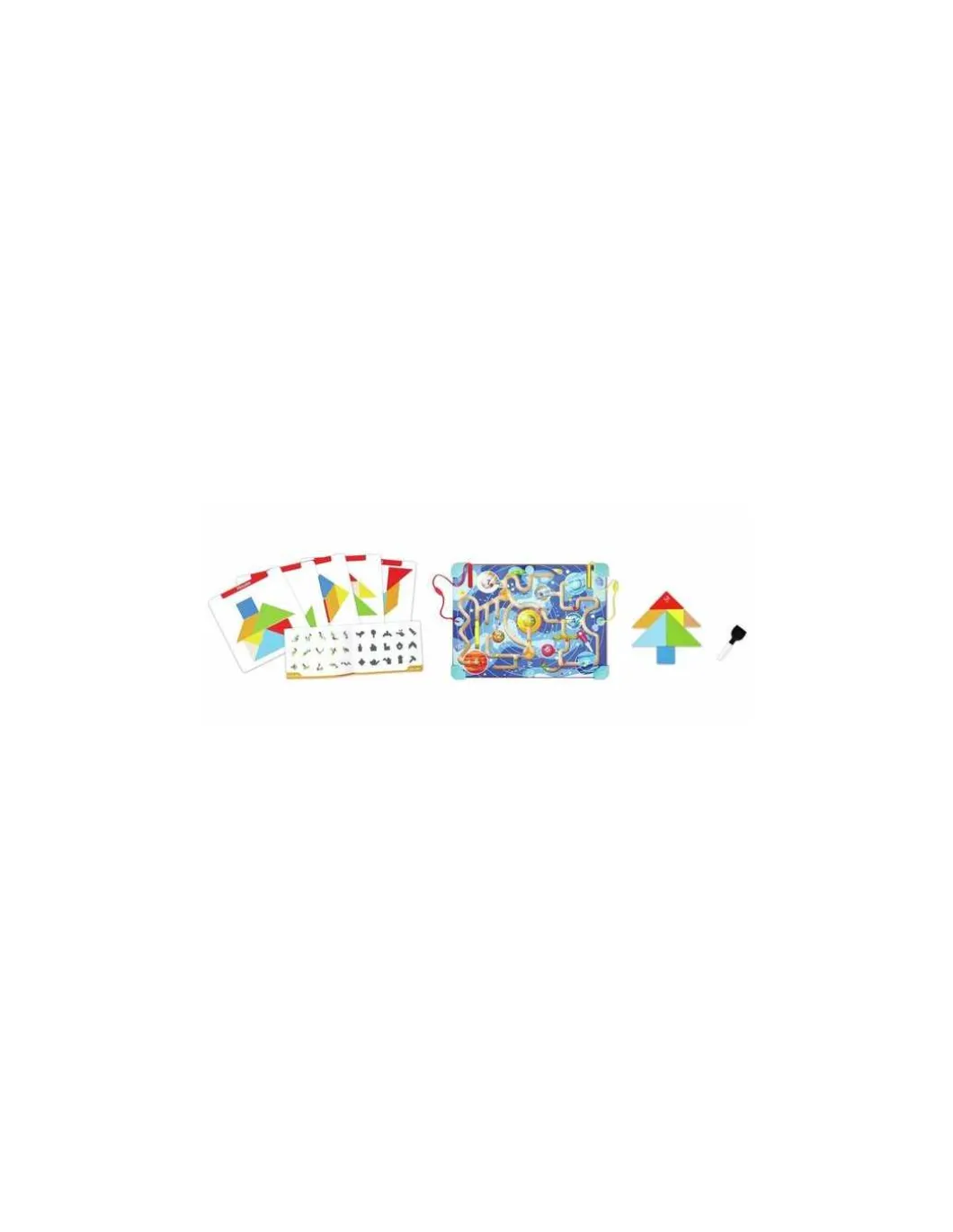 Labyrinthe magnétique Tangram 3 en 1 - Hape