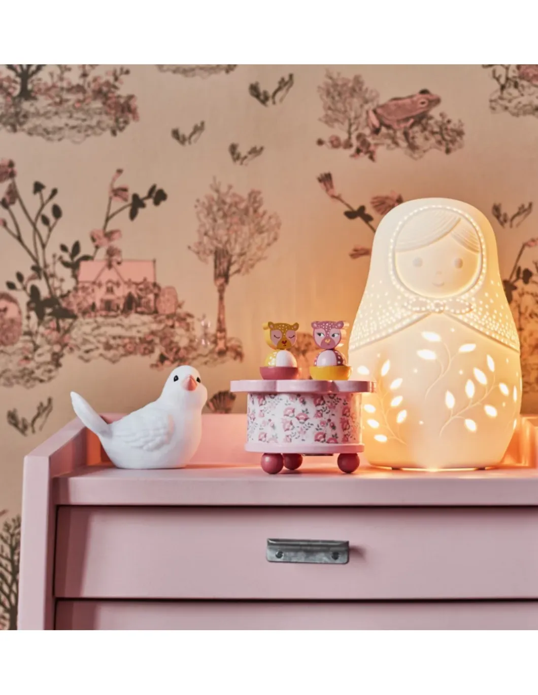 Lampe Babouchka en porcelaine - Amadeus Les Petits