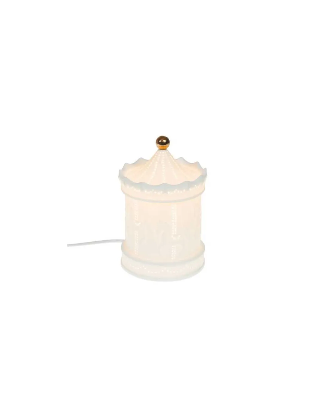 Lampe carrousel en porcelaine - Amadeus Les Petits