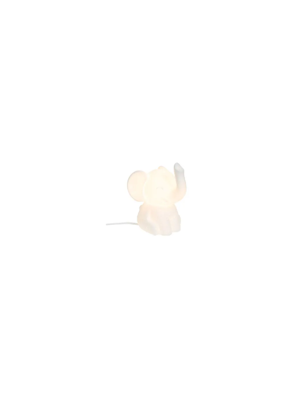 Lampe éléphant en porcelaine - Amadeus Les Petits