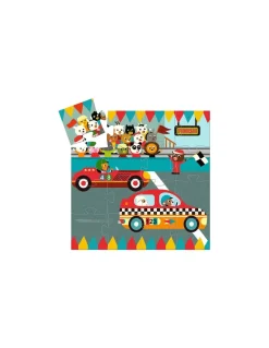 Le bolide puzzle 16 pièces - Djeco