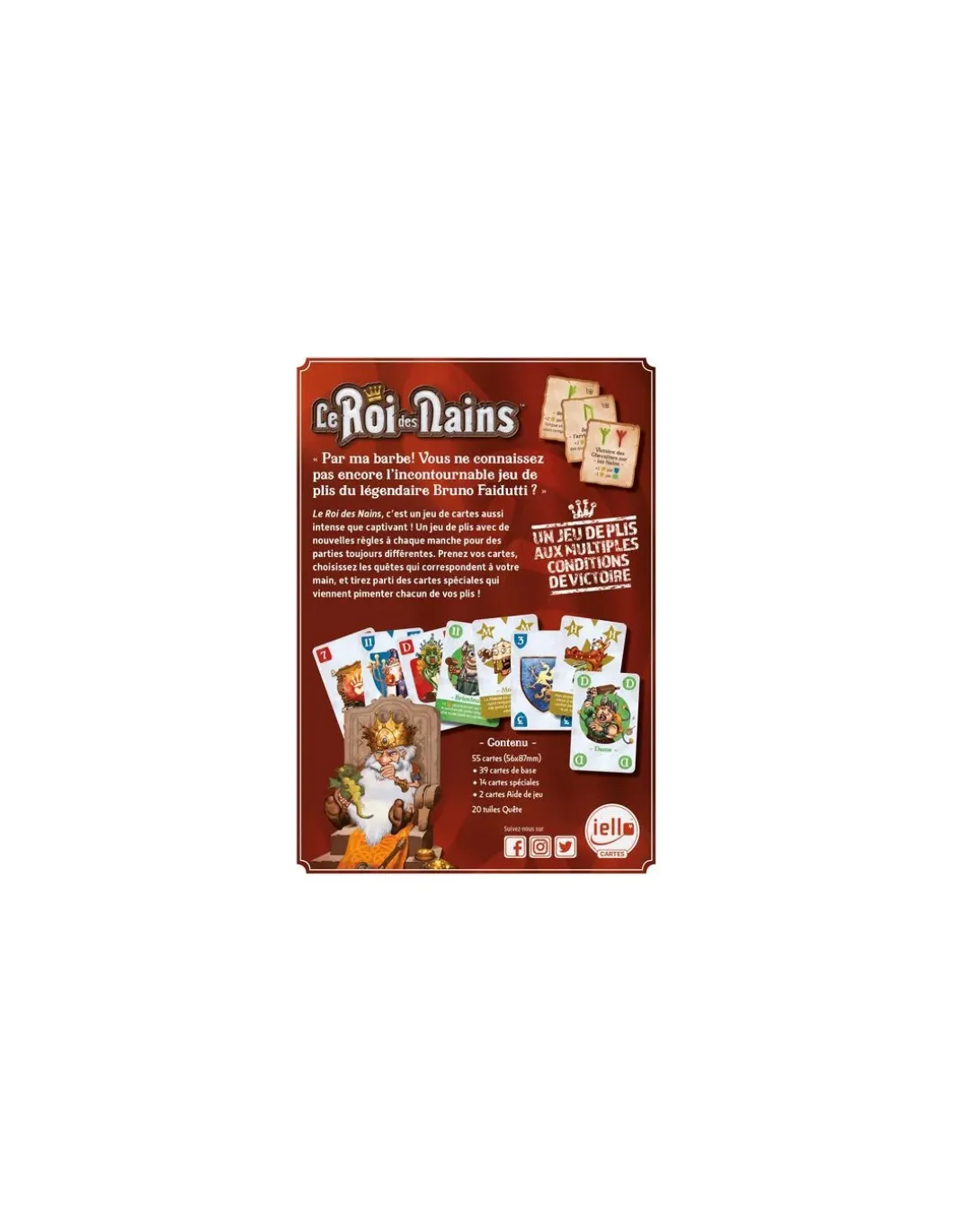 Le roi des nains - jeu Iello