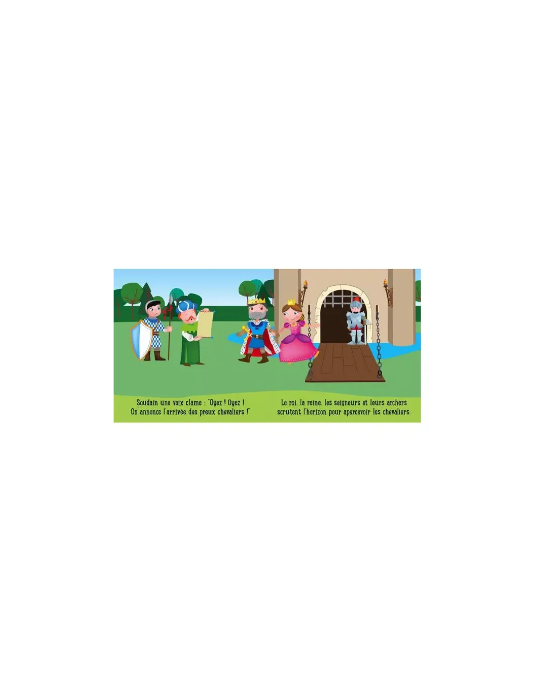 Les chevaliers du Moyen âge - puzzle géant et livre Sassi