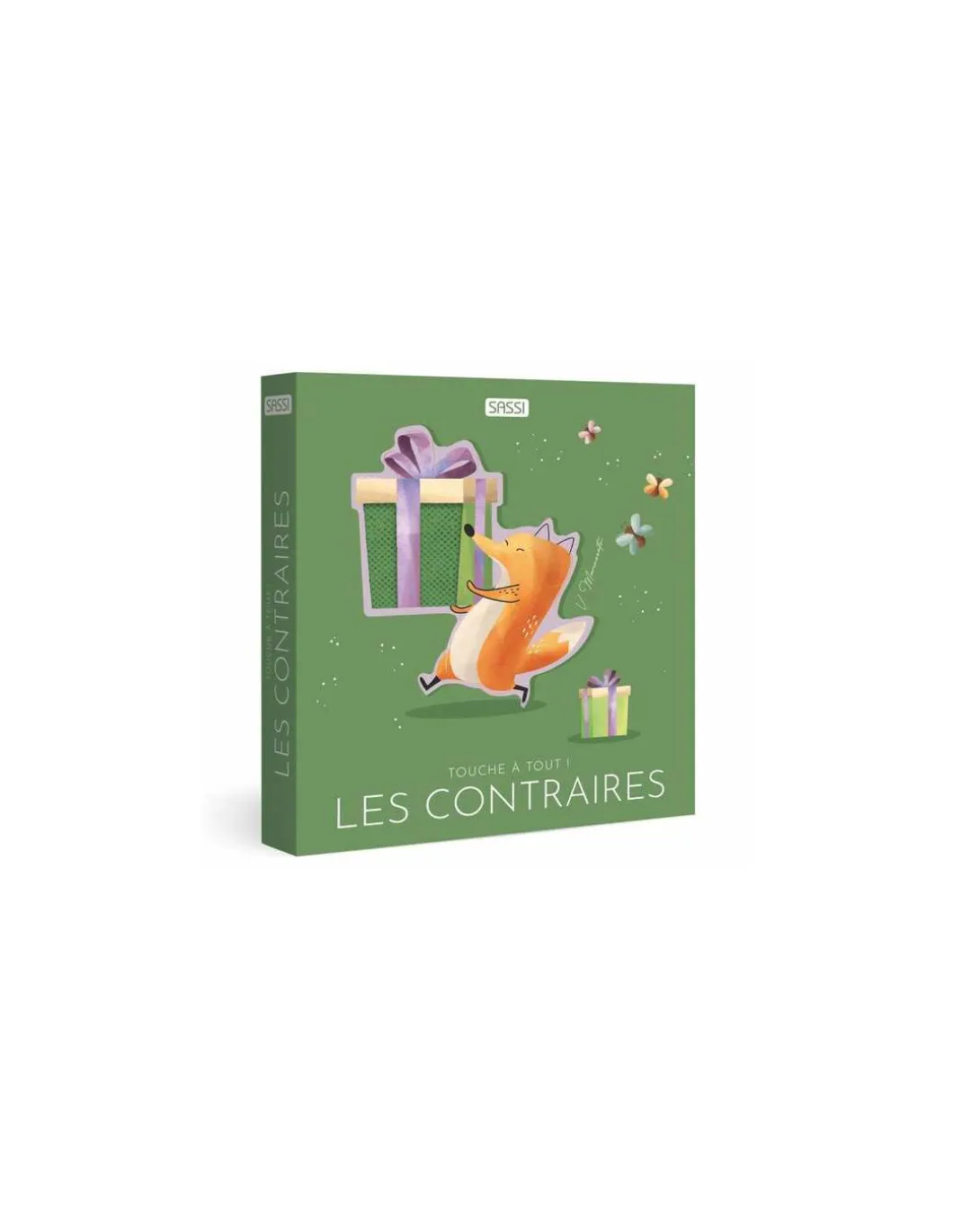 Les contraires livre touche à tout - Sassi