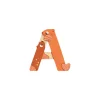 Lettre A orange en bois - Moulin Roty