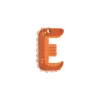 Lettre E orange en bois - Moulin Roty