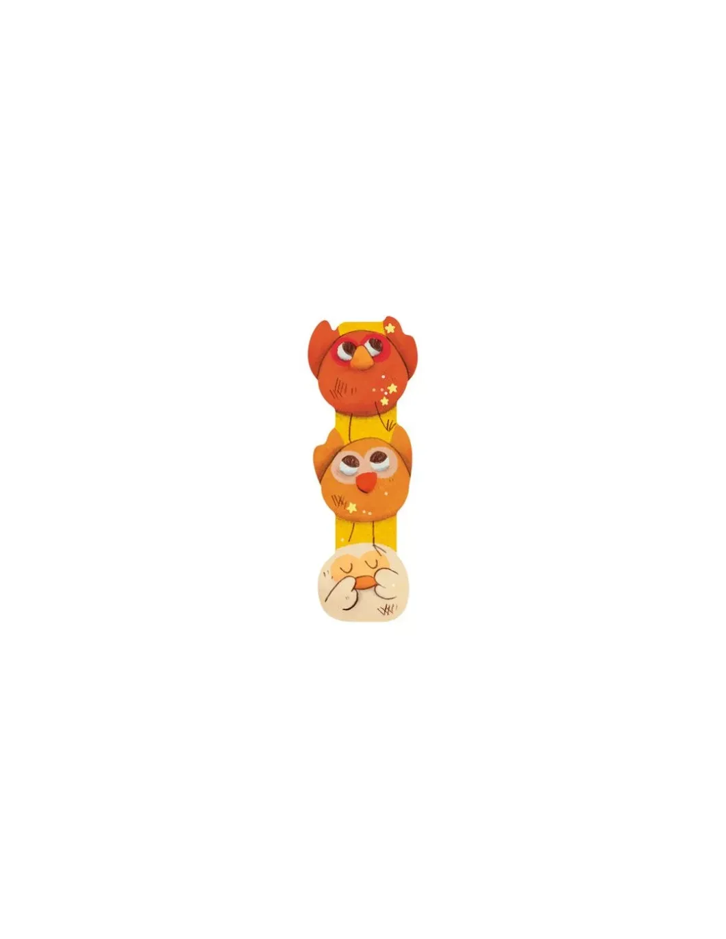 Lettre I jaune en bois - Moulin Roty