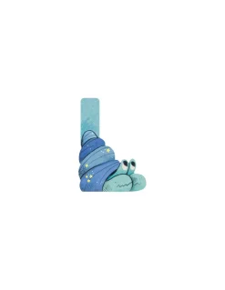 Lettre L bleu en bois - Moulin Roty