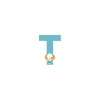 Lettre T en bois Pure - Janod