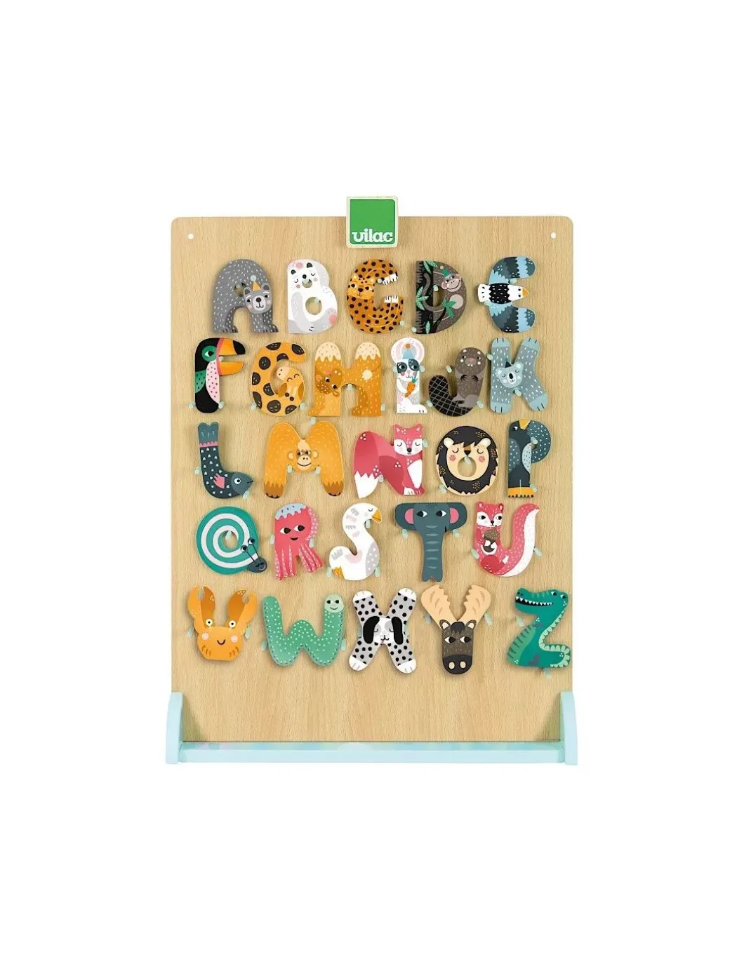 Lettre W en bois M. Carlslund - Vilac