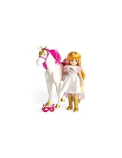 Licorne et poupée Lottie
