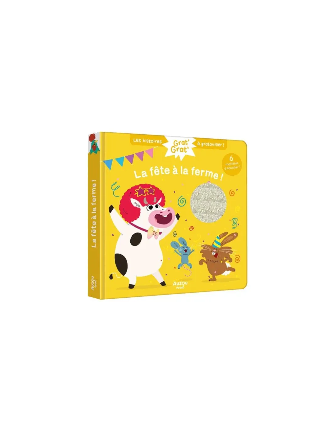 Livre à toucher La fête à la ferme - Auzou