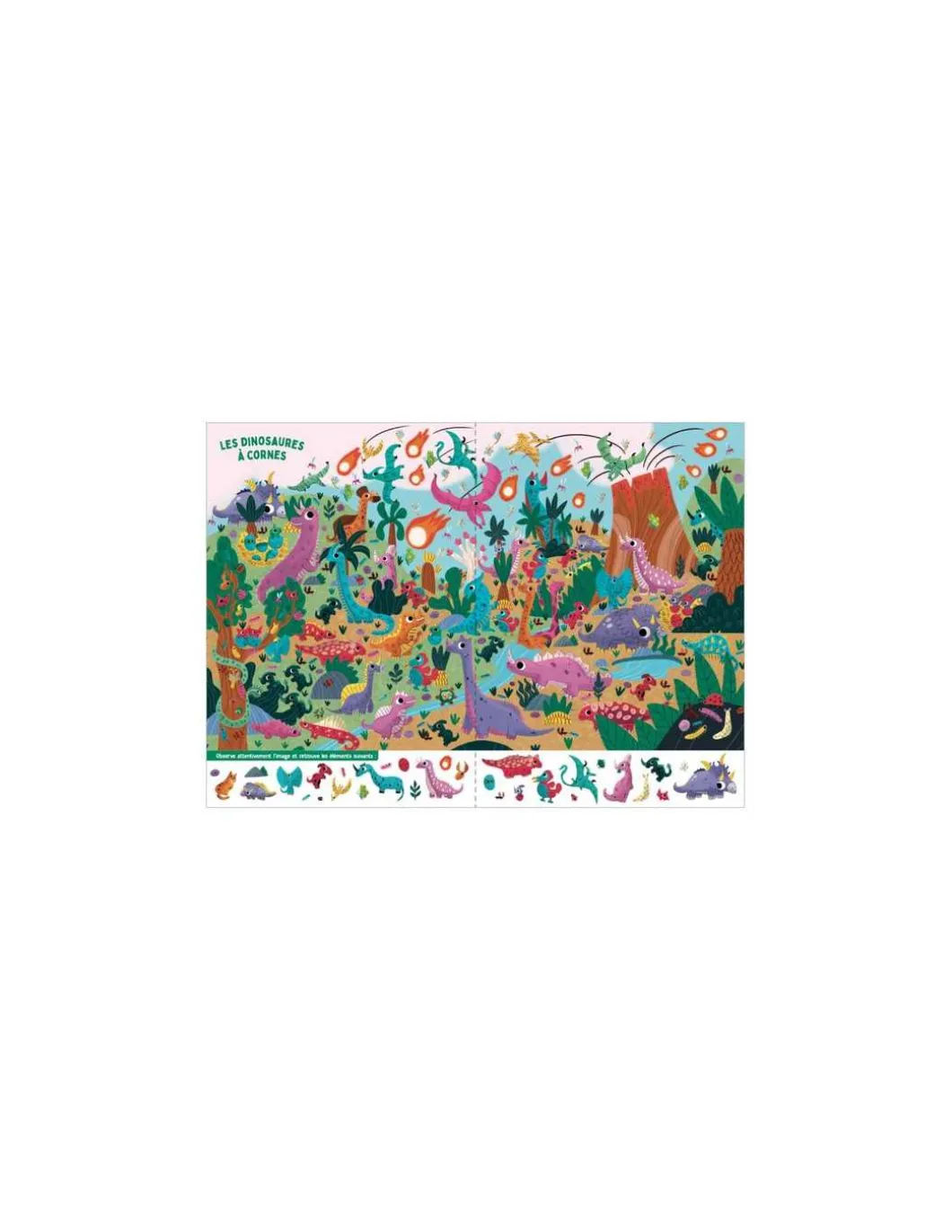 Livre Cherche et trouve Dinosaures - Auzou