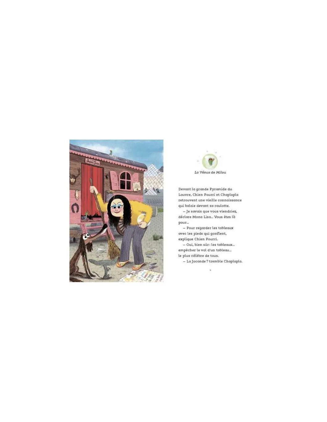 Livre Chien Pourri au musée - L'école des loisirs