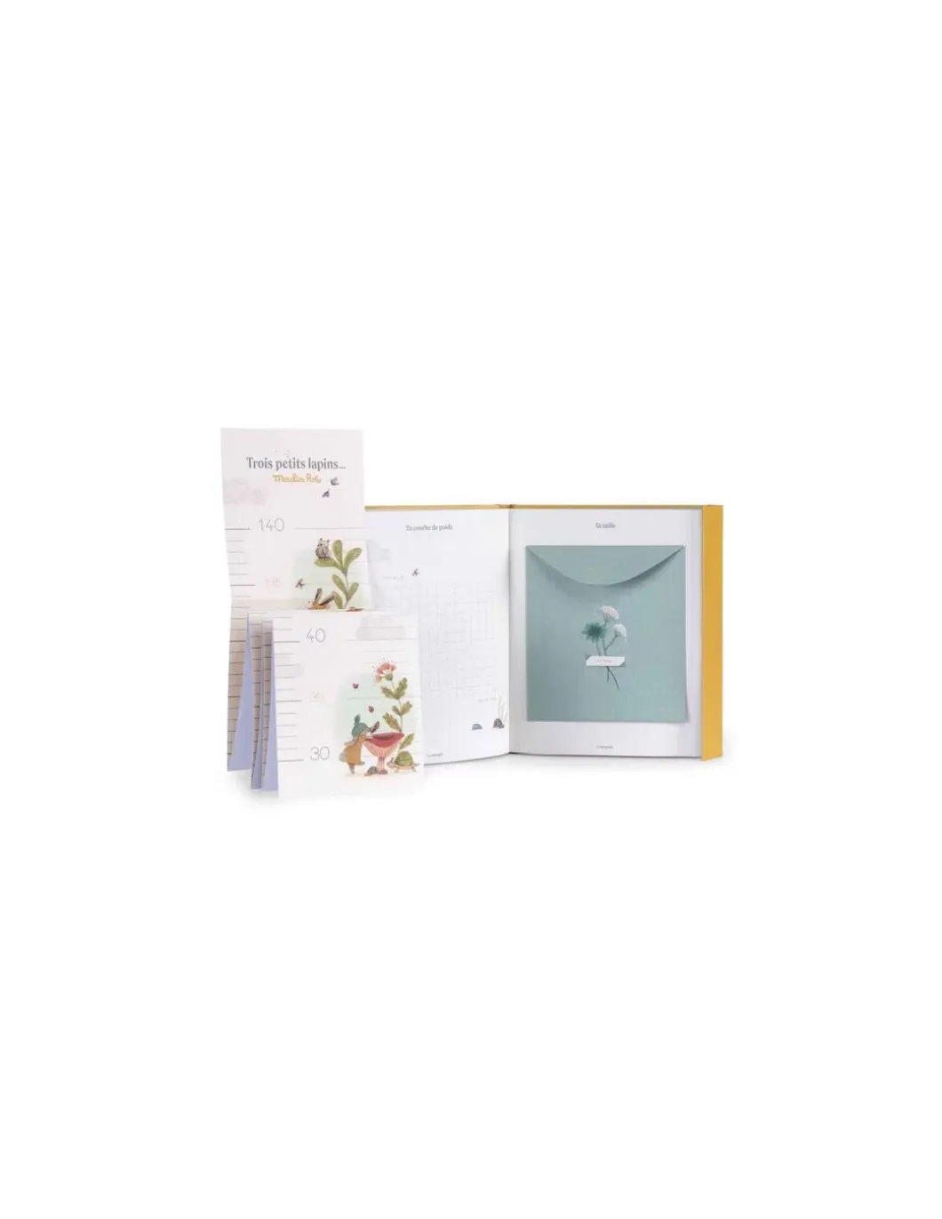 Livre de naissance Trois Petits Lapins - Moulin Roty