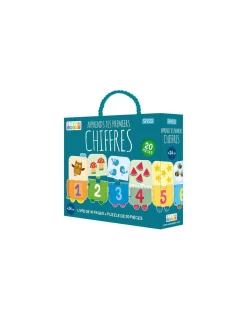 Livre et puzzle Apprends tes premiers chiffres - Sassi