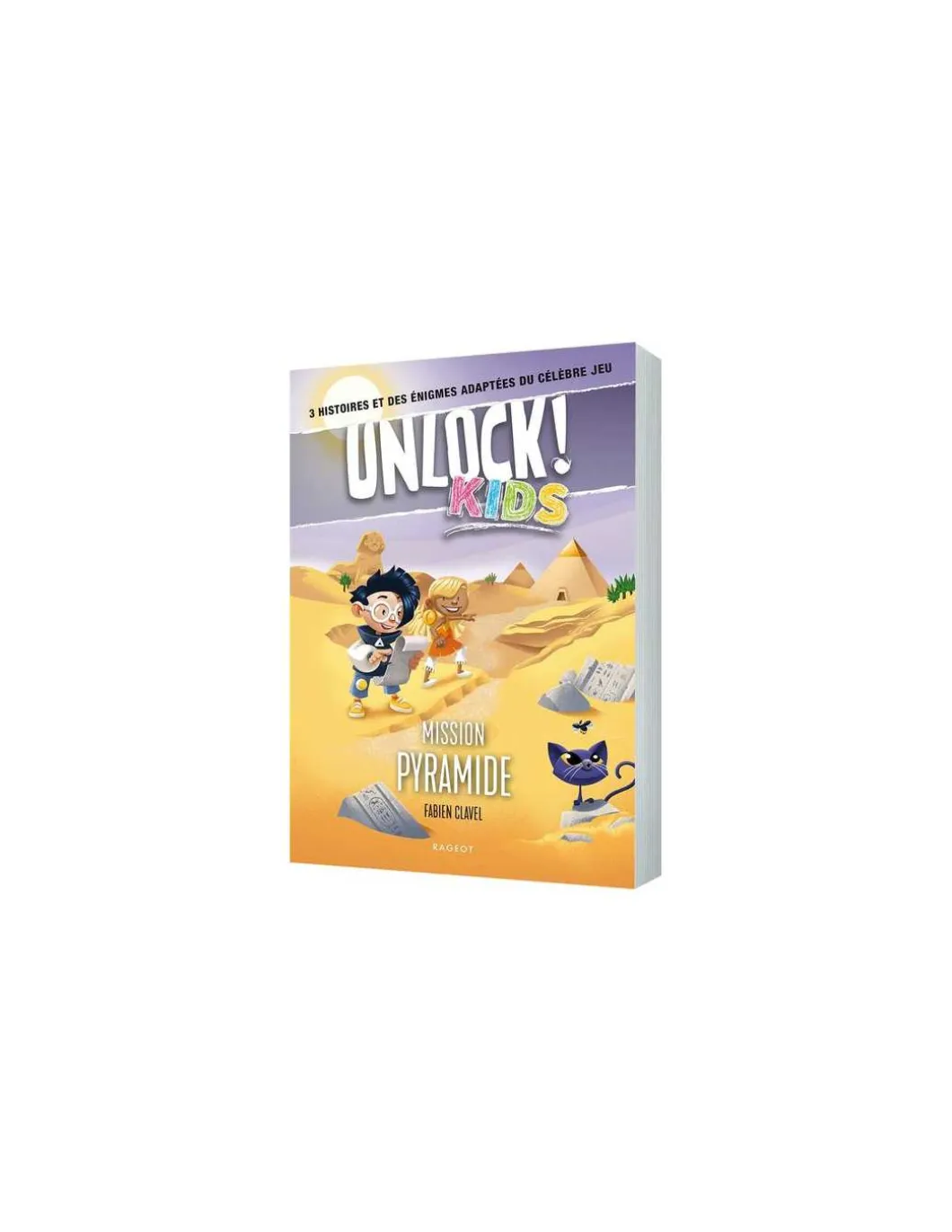 Livre jeu Unlock! Kids mission pyramides