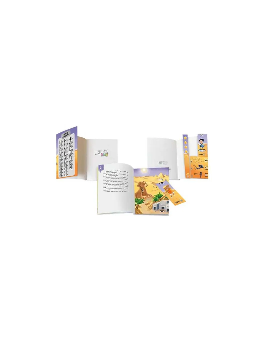 Livre jeu Unlock! Kids mission pyramides