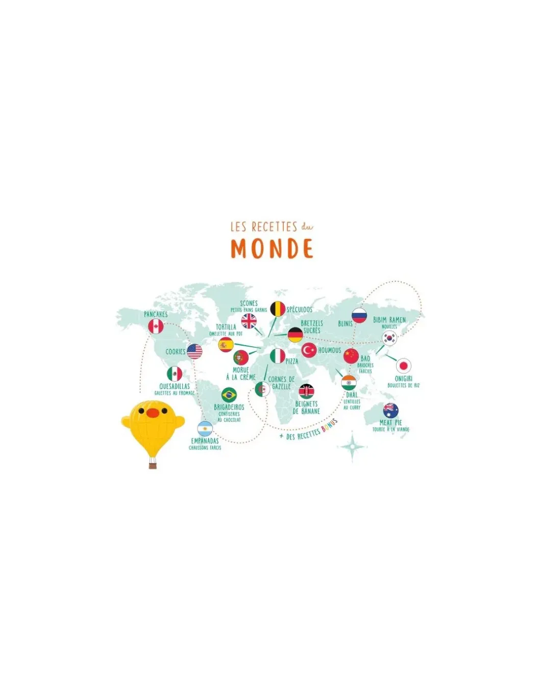 Livre Les Recettes du Monde - Chefclub Kids