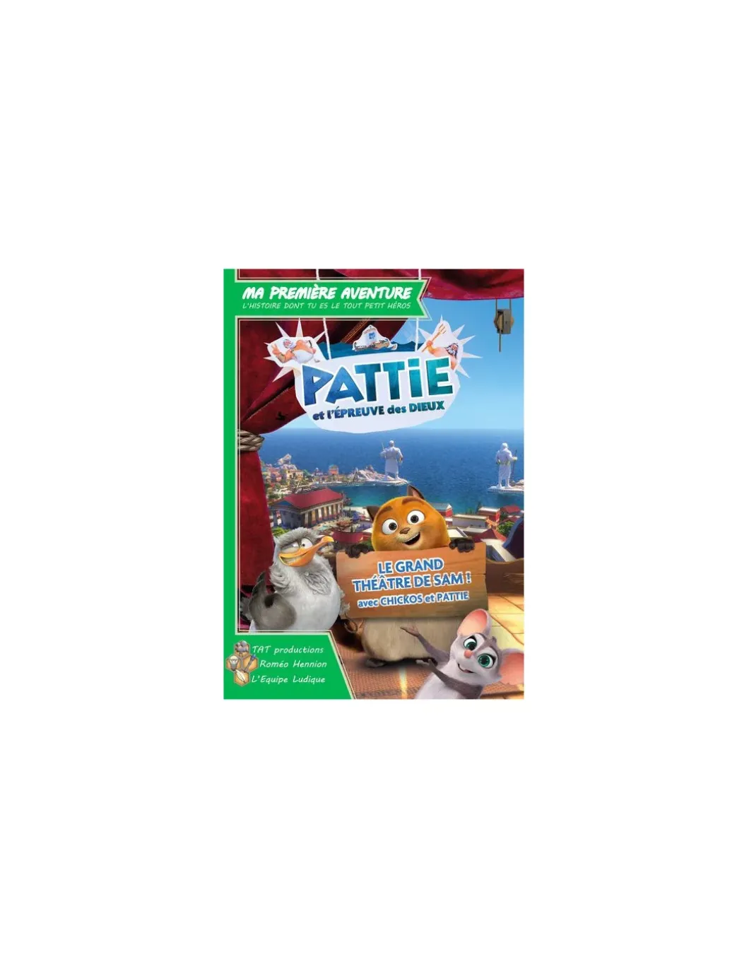 Livre Ma première aventure : Pattie et l'épreuve des dieux
