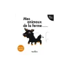 Livre Mes animaux de la ferme noir et blanc - Tourbillon