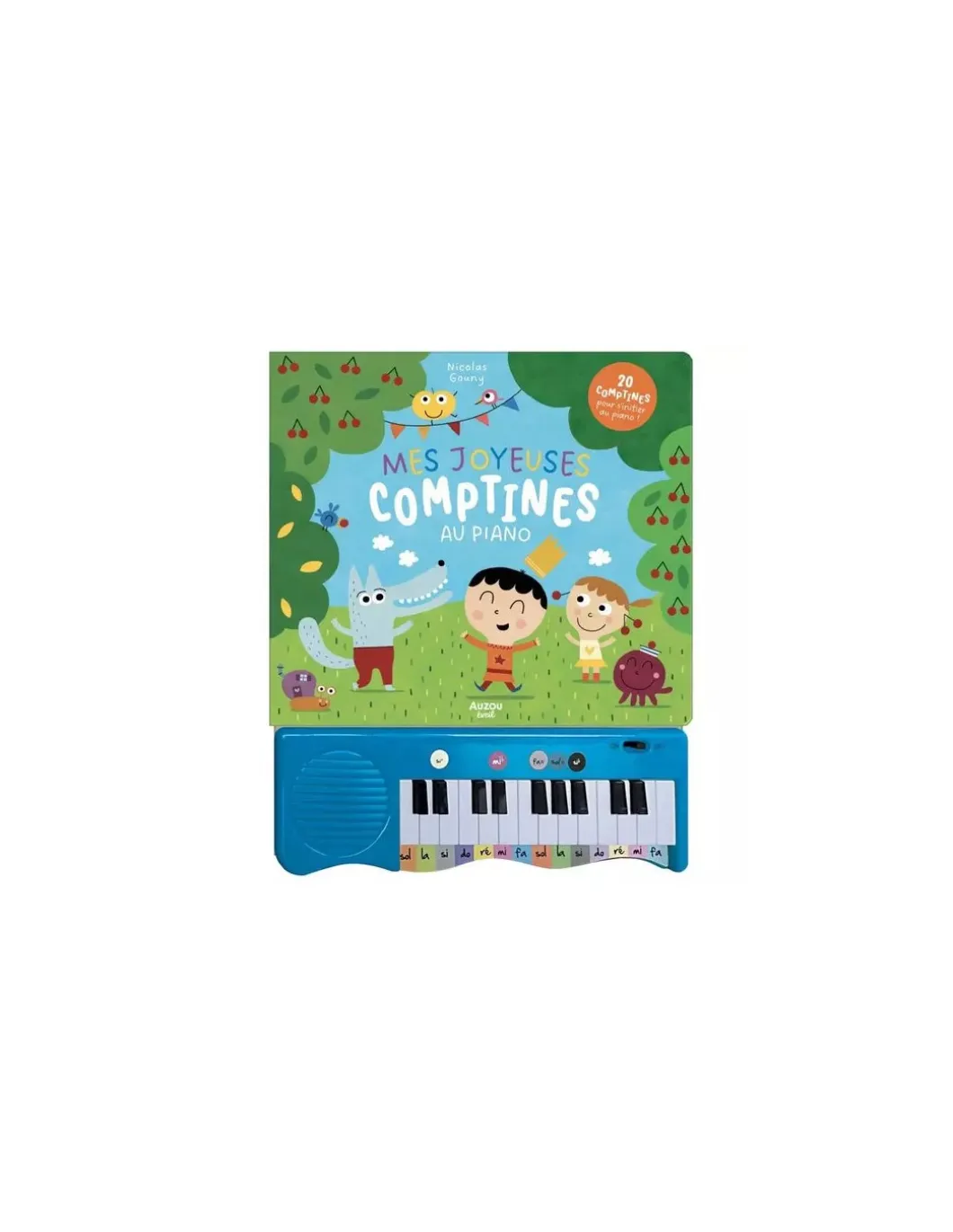 Livre Mes joyeuses comptines au piano - Auzou