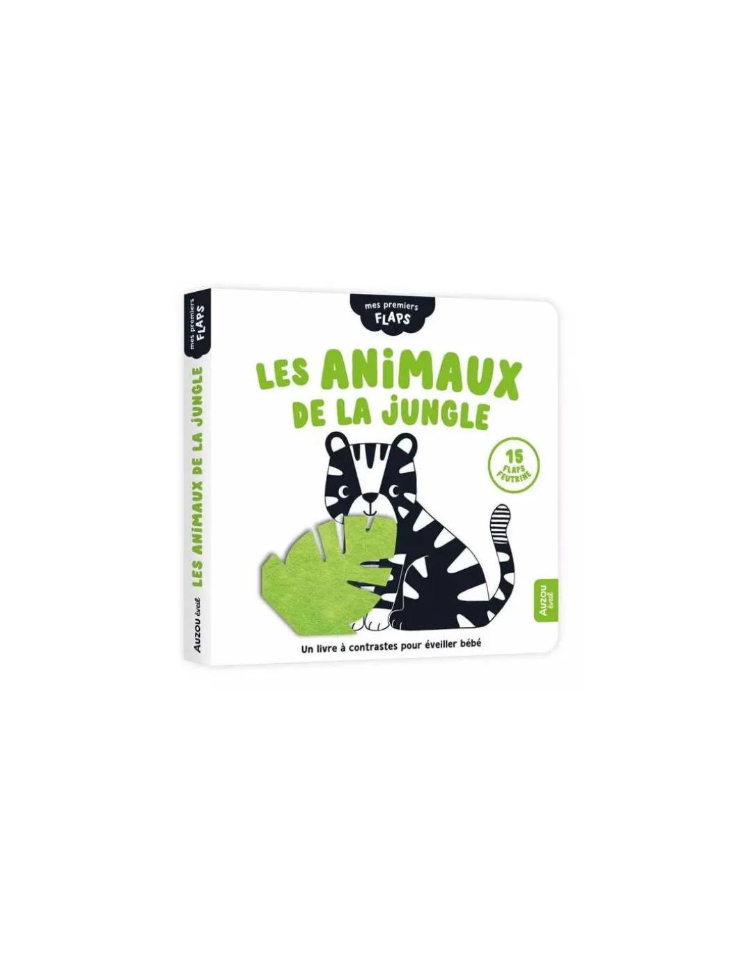 Livre mes premiers flaps les animaux de la jungle - Auzou
