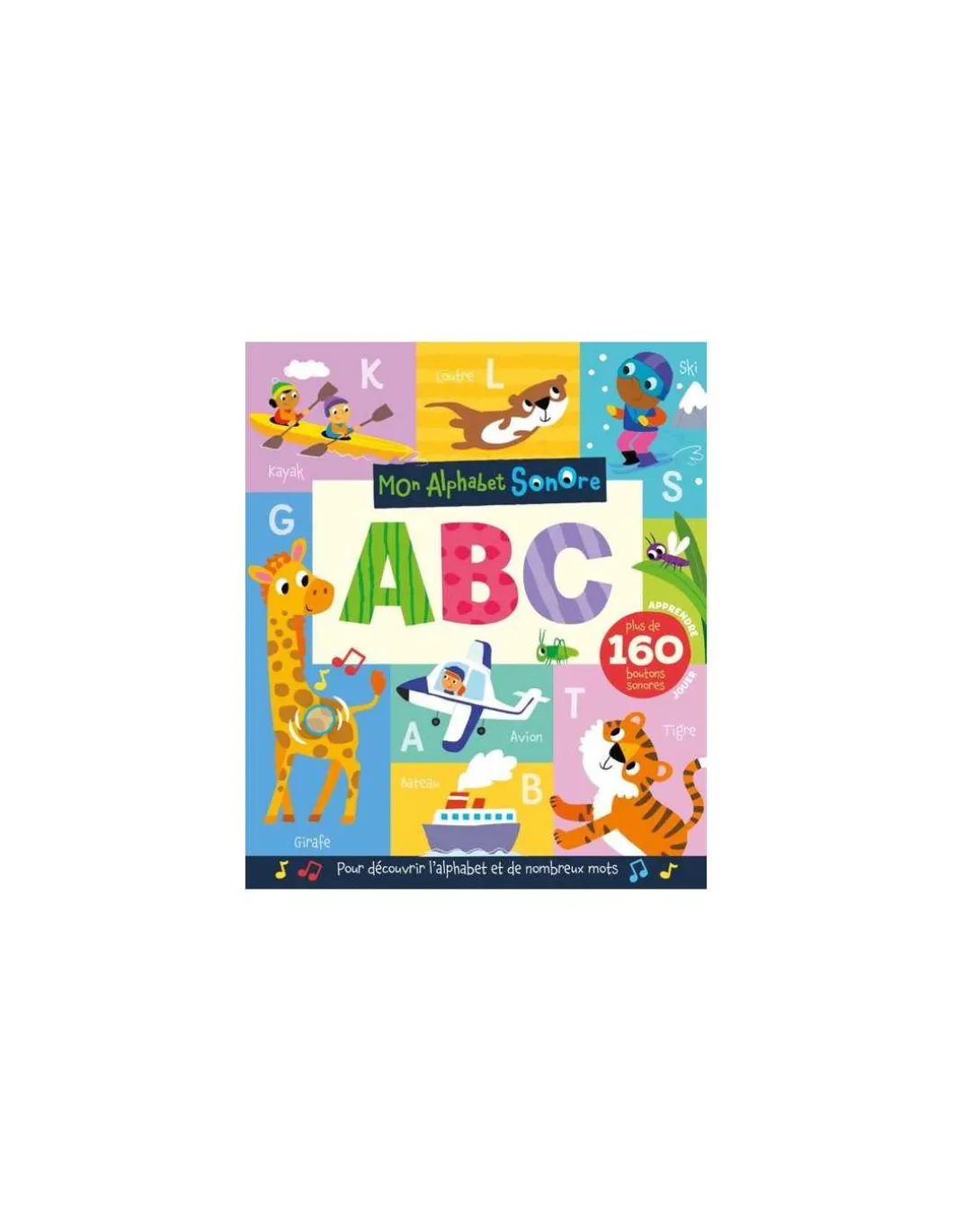 Livre mon alphabet sonore ABC - 123 Soleil !