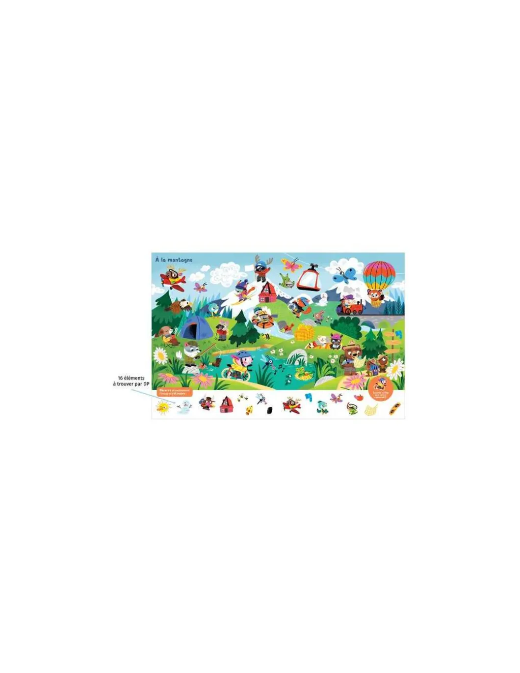 Livre Mon Cherche et trouve surprise Vive les animaux - Auzou